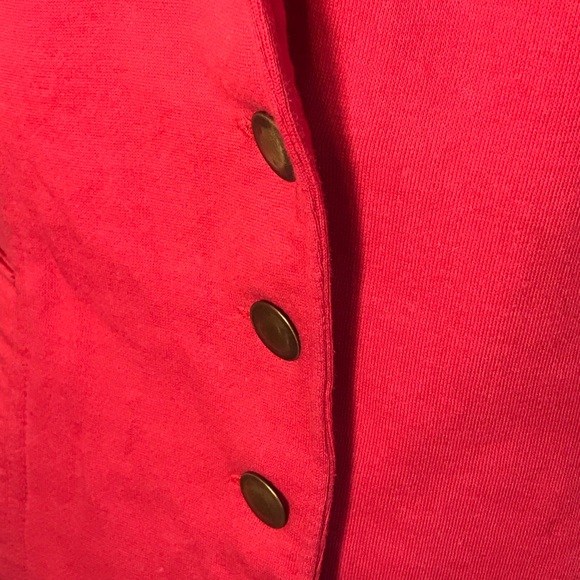 Hurley Women's‎ Pink Button Jacket Size Medium - Picture 4 of 8